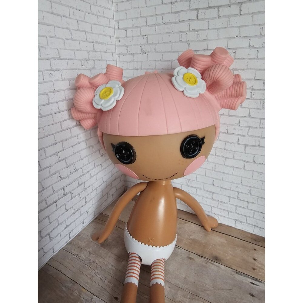 Lalaloopsy Blossom Flowerpot Full Size Nude Doll 12 Inch Pink Hair 2009 - Picture 2 of 5
